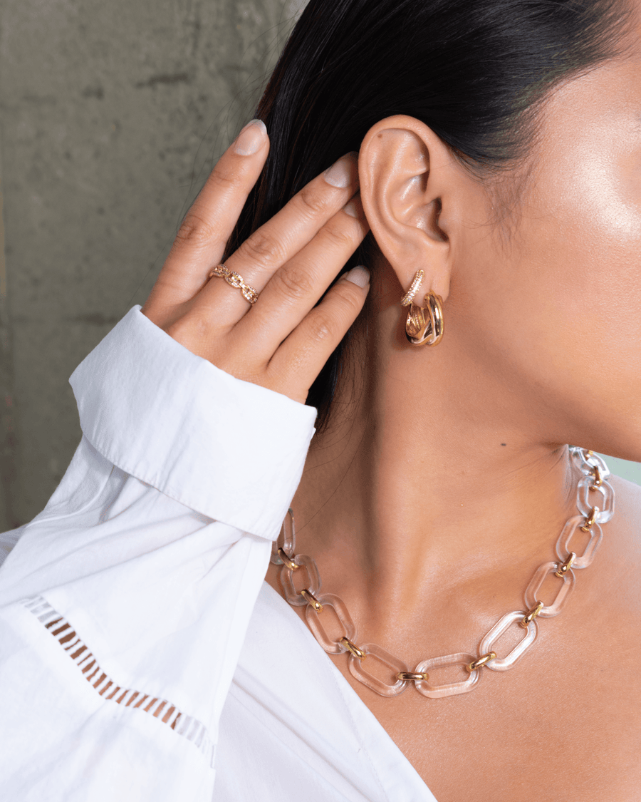 Diamond Hoop - Simone The Label